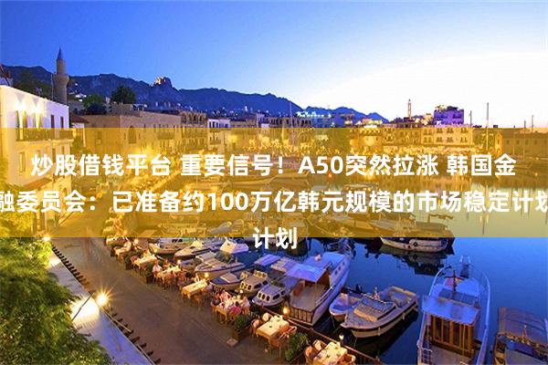 炒股借钱平台 重要信号！A50突然拉涨 韩国金融委员会：已准备约100万亿韩元规模的市场稳定计划