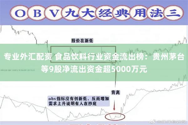 专业外汇配资 食品饮料行业资金流出榜：贵州茅台等9股净流出资金超5000万元