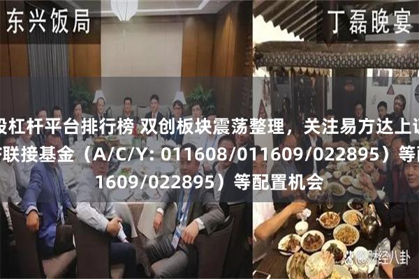 炒股杠杆平台排行榜 双创板块震荡整理，关注易方达上证科创50ETF联接基金（A/C/Y: 011608/011609/022895）等配置机会